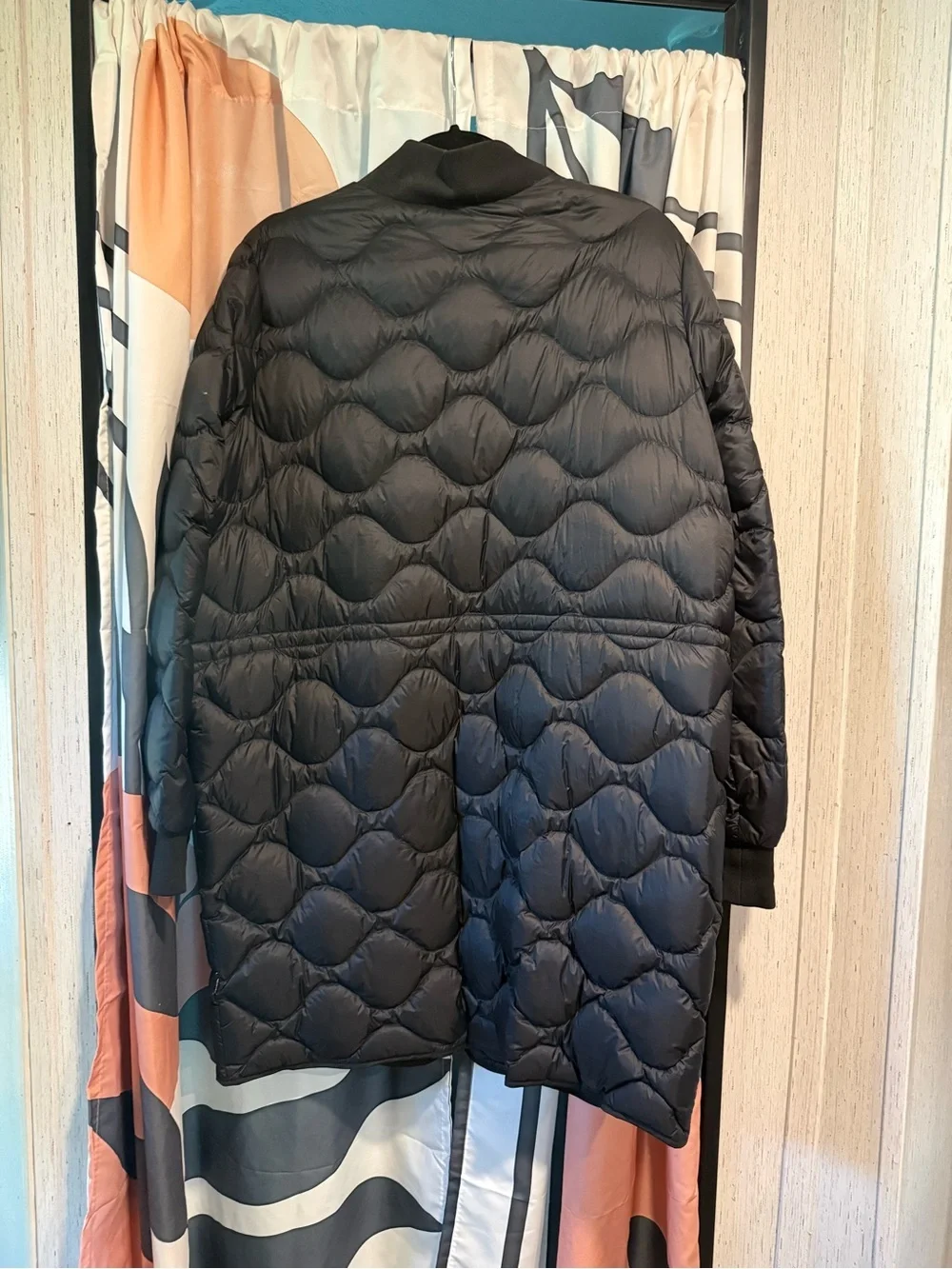 Eddie Bauer Women's Black Quilted Long Puffer Coat - Picture 4 of 4